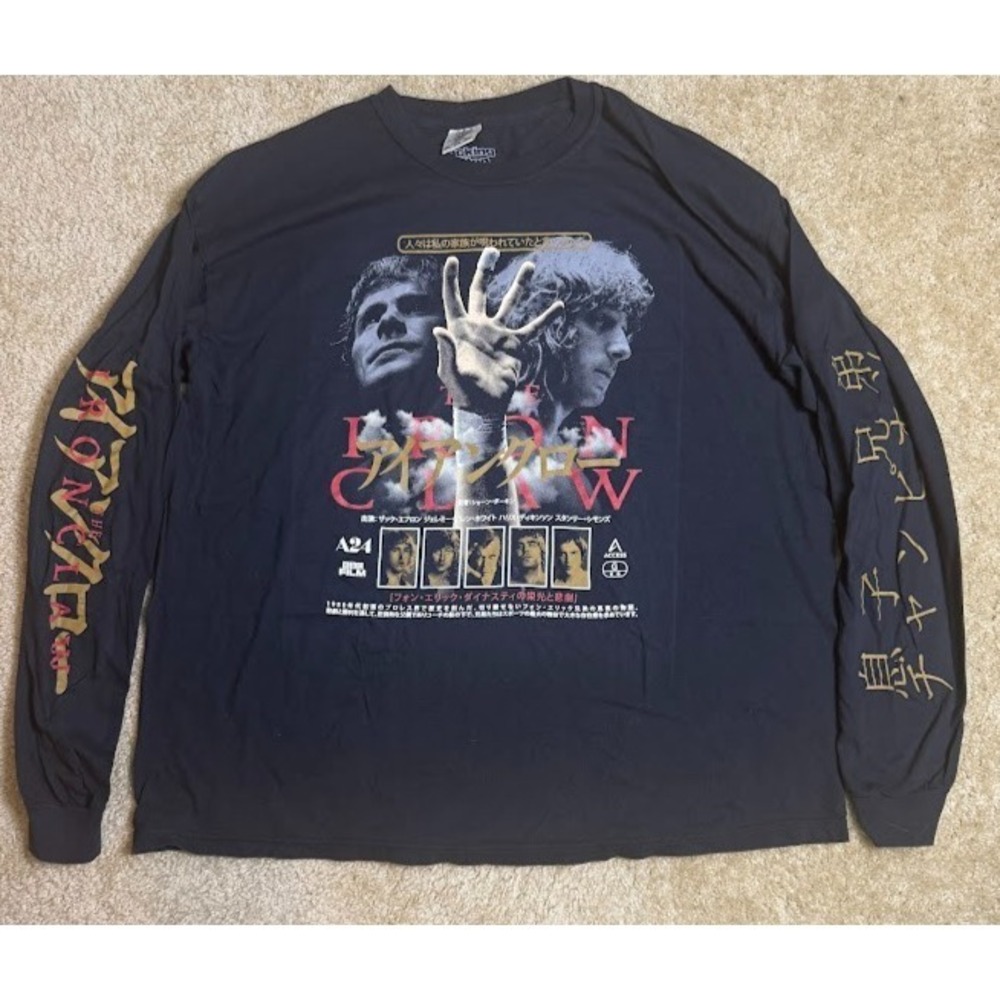 Rucking Fotten The Iron Claw Shirt Mens 3XL A24 Movie Promo Japanese Wrestling